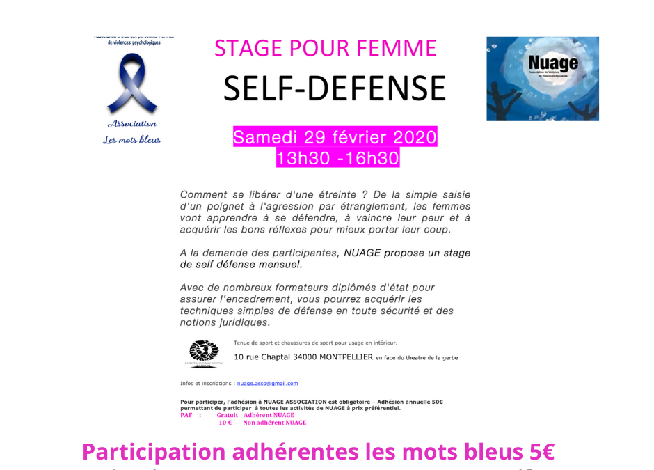 Stage pour femme – Self Défense